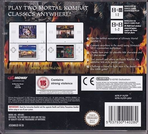 Ultimate Mortal Kombat - Nintendo DS (A Grade) (Genbrug)